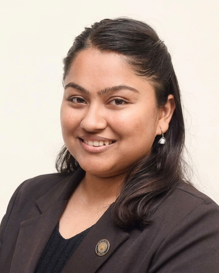 Kunjini Pariyar Pyasi, human rights lawyer, in a studio portrait.